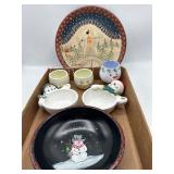 Snowman plate and more