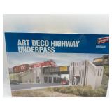 New Walthers HO Kit Art Deco Highway Underpass