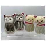 Vintage cat salt and pepper shakers