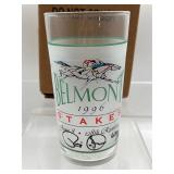 1996 signed Belmont stakes Derby glass