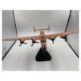 22x14 B-24 Bomber wooden desk model plane