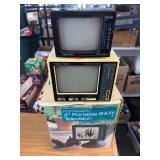 Vintage Realistic portable B&W televisions