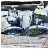 2 Compressor Heads with Pully wheels 93-5