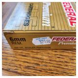 20 Rounds 6mm Rem  Nosler Partition  7-72