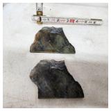 2 Slabs Jade Mixed Minerals  5.3 oz   7-152