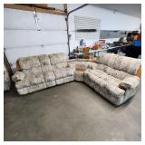 Nice 3 Pc Sectional Both Ends Recline  10-3