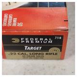 50 Rounds 22LR 40gr Solid  3-276