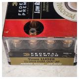 20 Rounds 9mm Luger 135gr Hydro-Shok JHP 3-284