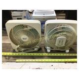 2 Comfort Zone 9" 110v elec fans, both test good