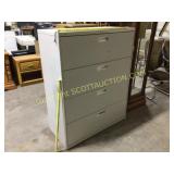 HON 4 drawer lateral file file cabinet, s