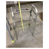 Aluminum folding handicap walker