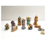 Nativity set, ceramic