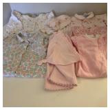 LOTS OF 6 3-6 MONTHS VINTAGE GIRLS BABY CLOTHES