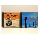 2 78 rpm record sets - Jolson & Kenton