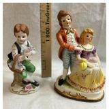 ernst bohne sohne porcelain figurine Boy and Girl