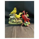 Musical Porcelain Royal Crown Bird & Figurines