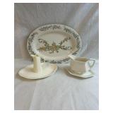 Vintage Porcelain Serving Dishes Plates