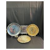 Stainless and Silver Plated Serving Platters