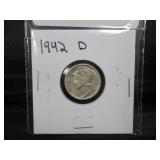 1942-D Mercury Dime