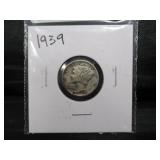 1939 Mercury Dime