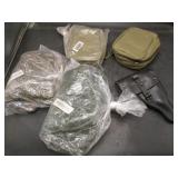 Head Nets, Emergency Packs, Pistol Case