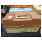 Plano tackle box w/ weights, lures, supplies