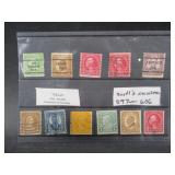 1923 - 29 Perforated Stamps