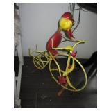 Metal Duck on Bike