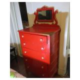 Painted dresser w/ mirror