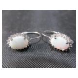 Silver Earrings w/  Opals?