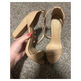 Womens Tan Heels