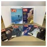 Set of five 60s life magazine