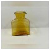Blenko double spout Amber glass jar, see pictures for details.