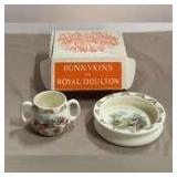 Lovely Bunnykins dishware by Royal Doulton, see pictures for details.