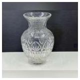 Beautiful heavy cut crystal vase, see pictures for details.