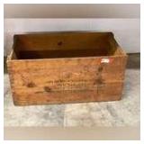 Vintage wooden transportation box, see pictures for details.