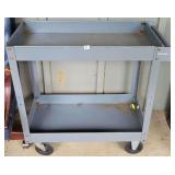 METAL ROLLING CART 32"H X 33"L X 17"D