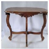 ANTIQUE SIDE TABLE 19"H X 22"W X 14"D