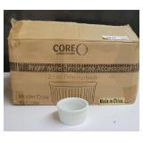 CORE DINNERWARE BRIGHT WHITE 2.5OZ FLUTED RAMEKINS - 2 DOZEN