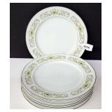 FLORENTINE FINE CHINA JAPAN DINNER PLATES (6)