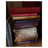 ASSORTMENT OF HARDBACK BOOKS (SEE PICS) - LIVING ROOM