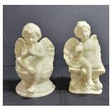 PORCELAIN CHERUB FIGURINES