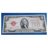 1928 F $2 US Note "Red Seal"