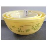 VINTAGE PYREX SHENANDOAH MIXING BOWLS