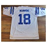 PEYTON MANNING, INDIANAPOLIS COLTS REEBOK JERSEY, ADULT SIZE LARGE