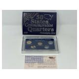 2000 United States commemorative quarters from the Philadelphia mint, see pictures for details.