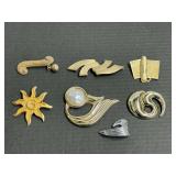 Ladies fashion estate brooches, seven pieces, see pictures for details.