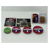 Pellet assortment from Marksman, Crosman, Ruger, and more, 4.5 MM, 5.5 MM, & 6 MM, see pictures for details.