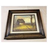 Framed and matted Karl Neumann landscape art, see pictures for details.