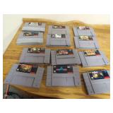 LOT OF 12 SUPER NINTENDO GAMES